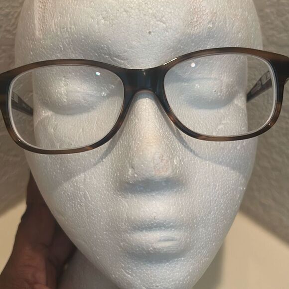 Paul & Joe Tortoise Shell Pattern Eyeglass Frames Brown Oval Everyday Academia - Picture 2 of 14